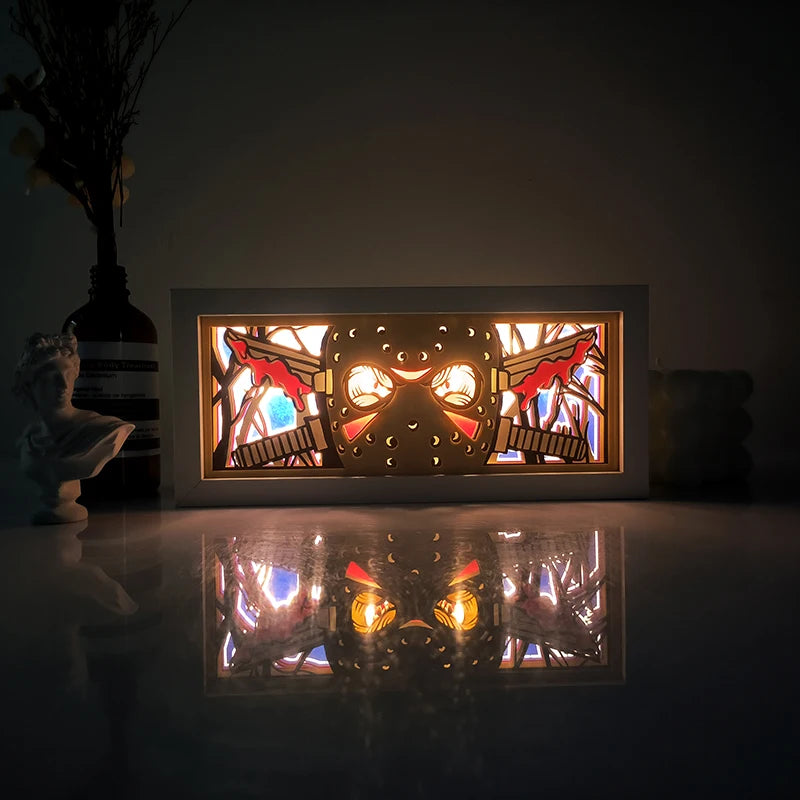 One Piece 3D Light Box – Remote Control, Multi-Color LED, Perfect Room Decor & Gift!