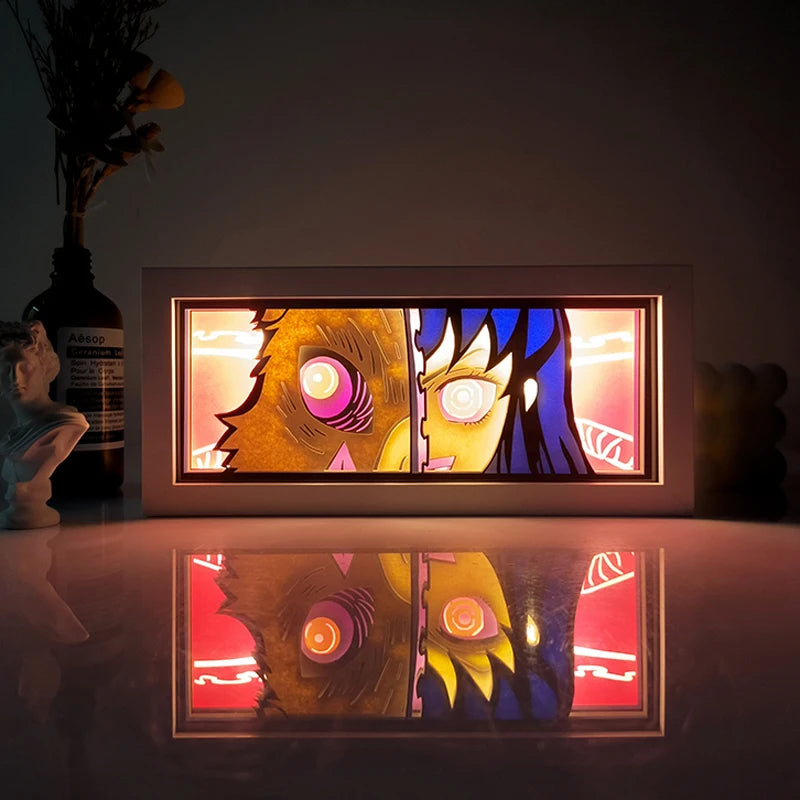 One Piece 3D Light Box – Remote Control, Multi-Color LED, Perfect Room Decor & Gift!