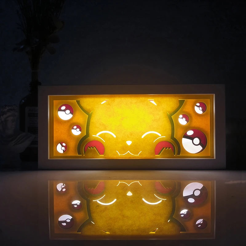 One Piece 3D Light Box – Remote Control, Multi-Color LED, Perfect Room Decor & Gift!