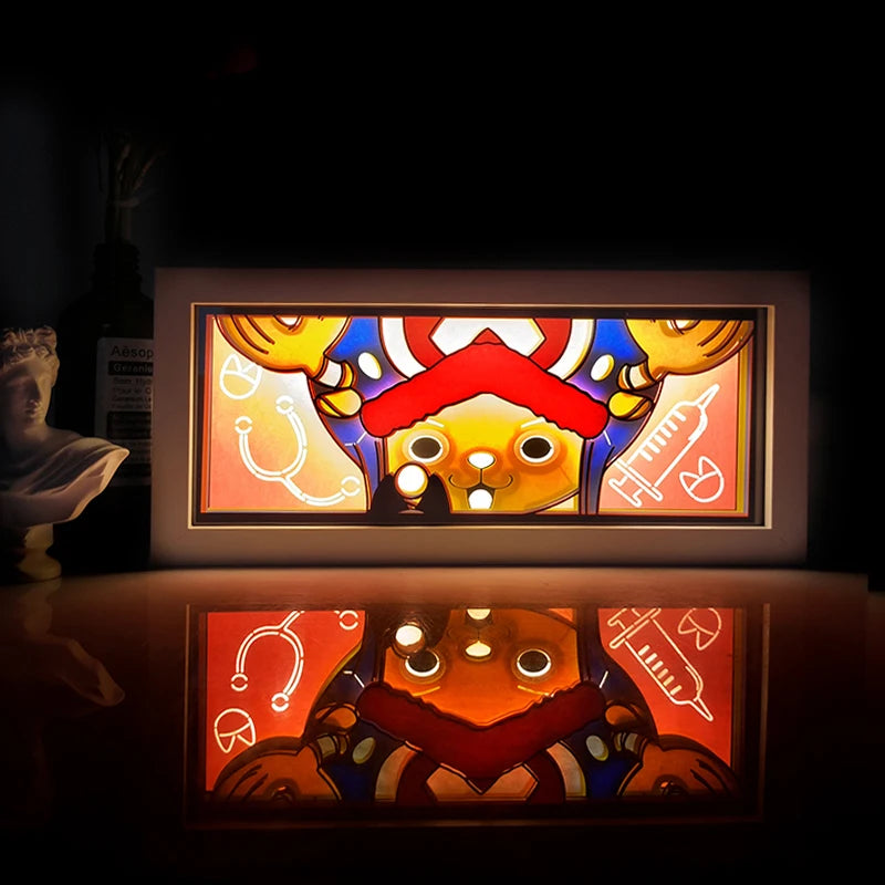 One Piece 3D Light Box – Remote Control, Multi-Color LED, Perfect Room Decor & Gift!