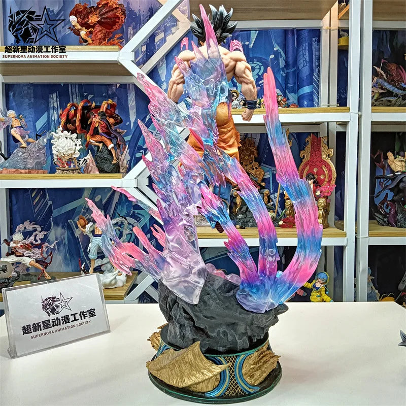 [53cm] Dragon Ball Ultra Instinct Goku Figure – Stunning Collectible Statue, Desktop Decor, Perfect Holiday Gift!