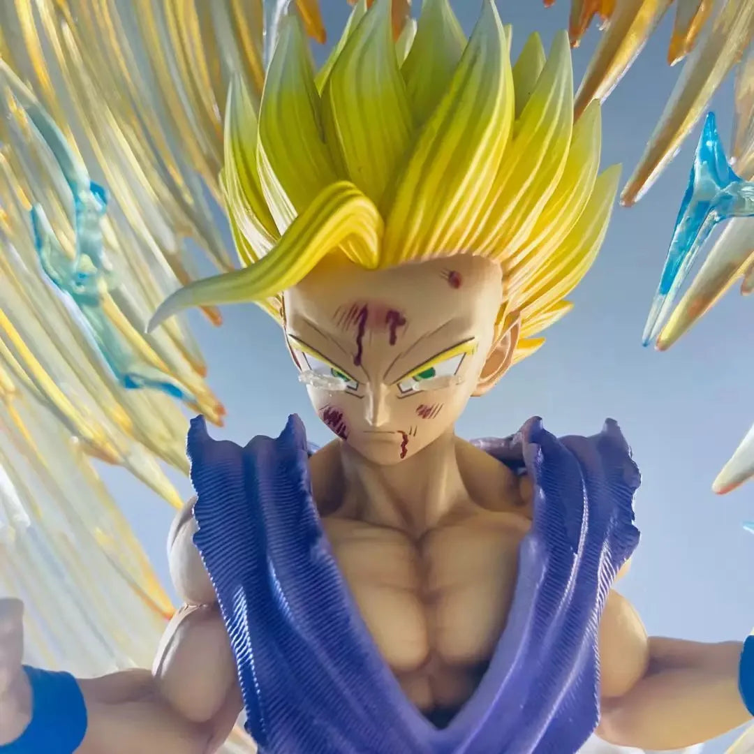 Dragon Ball Gohan Super Saiyan 2 Figure – Epic Luminous Statue, Replaceable Head & Hands, Ultimate Gift for Fans!