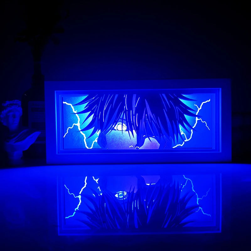 One Piece 3D Light Box – Remote Control, Multi-Color LED, Perfect Room Decor & Gift!